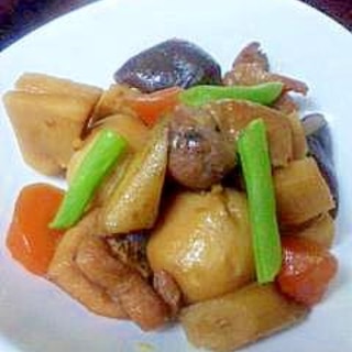 中華風★根菜と鶏肉の煮物★筑前煮